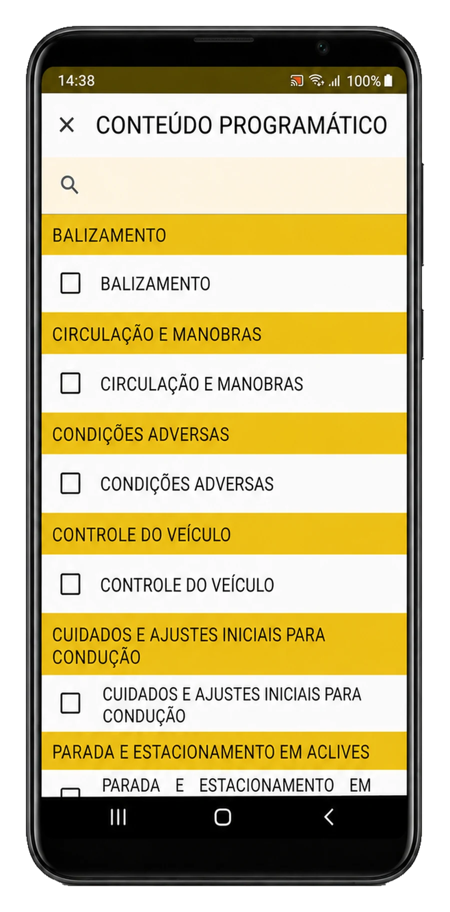 Tela do aplicativo: preparo e captura facial